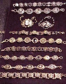 Auntie Belle's Antique Button Bracelets